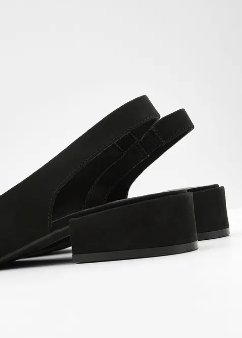 Slingpumps mit flachem Absatz, bonprix