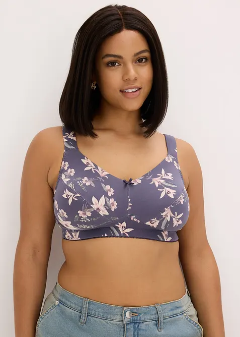 Lot de 3&nbsp;soutiens-gorge coton sans armatures, bonprix