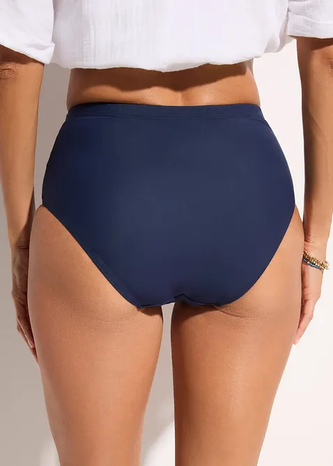 Light Highwaist Shape-Bikinihose mit Raffung, bonprix