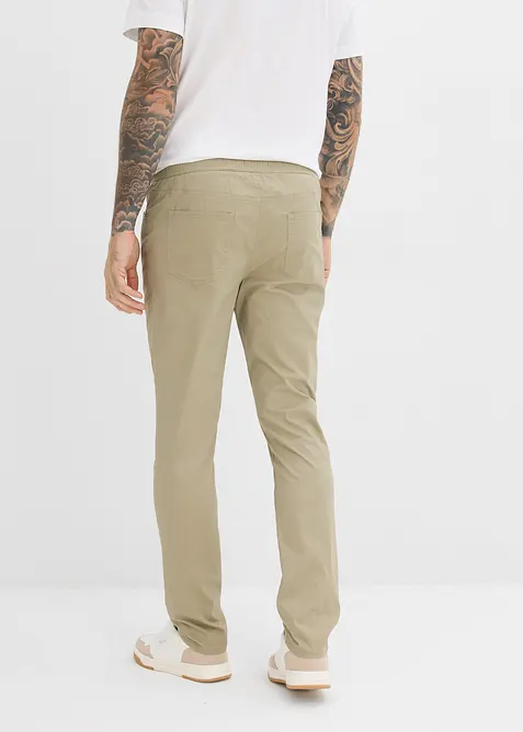 Bequeme Schlupfhose im Regular Fit mit kontrastfarbener Kordel, bonprix