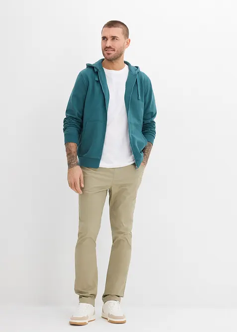 Bequeme Schlupfhose im Regular Fit mit kontrastfarbener Kordel, bonprix