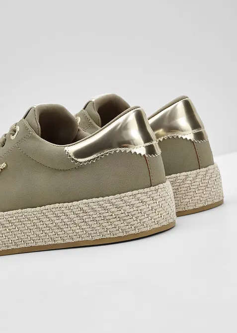 Tamaris Sneaker mit Sohle in Bast-Optik, Tamaris