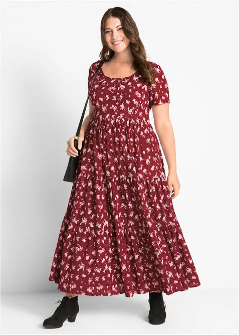 Kleid mit kurzen &Auml;rmeln, bonprix