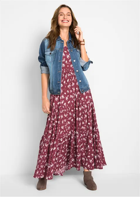 Kleid mit kurzen &Auml;rmeln, bonprix