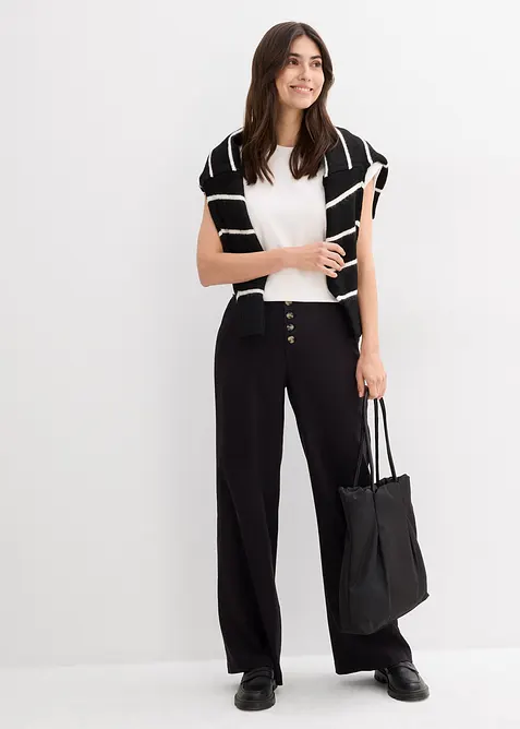 Palazzo-Hose mit Leinen, bonprix