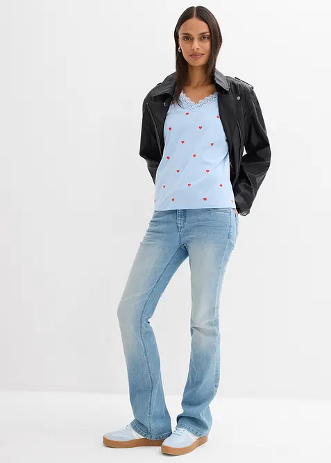 Shirt aus reiner Baumwolle, bonprix