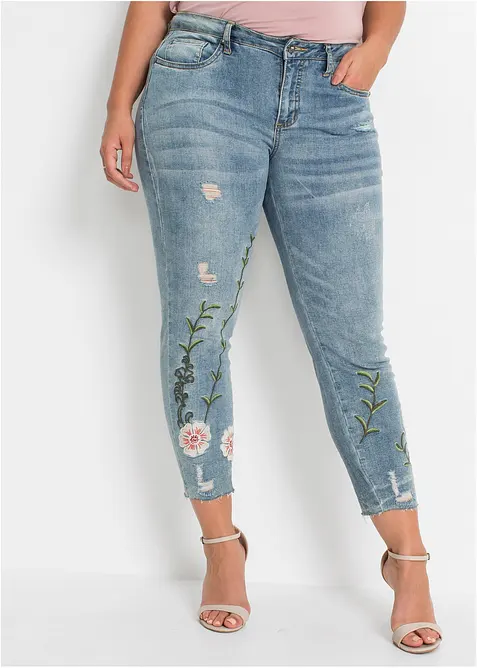 Skinny-Jeans Mid Waist, Stretch, bonprix