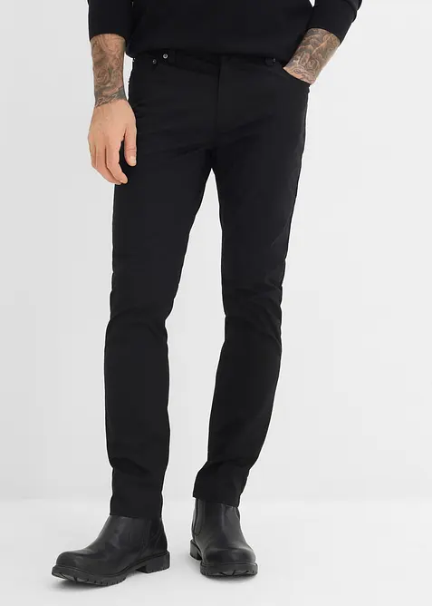 Regular Fit Stretch-Hose mit Dehnbund, Tapered, bonprix