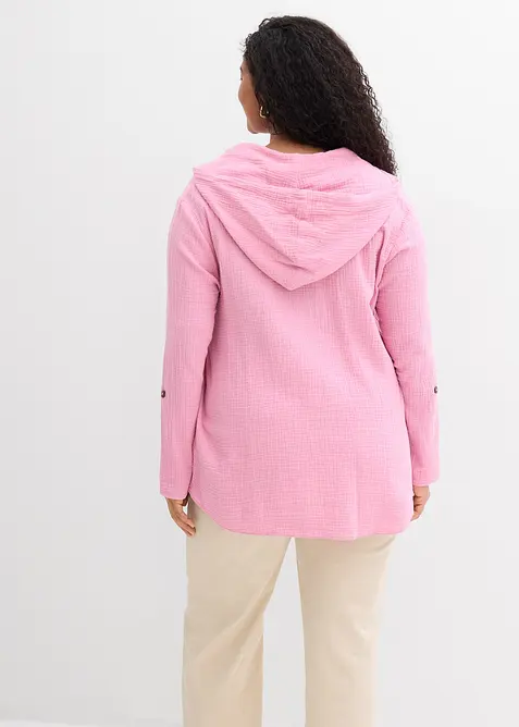 Blouse l&eacute;g&egrave;re en gaze de coton, bonprix