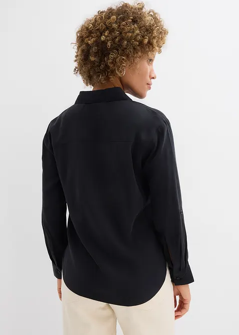 Bluse aus flie&szlig;ender Viskose Mischung, bonprix