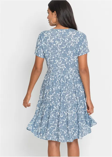 Minikleid aus flie&szlig;ender Viskose, bonprix