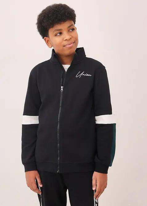 Sweatjacke aus reiner Bio-Baumwolle, bonprix