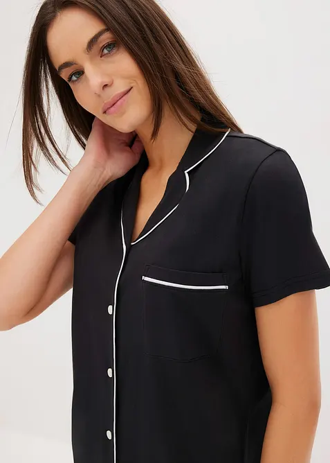 Chemise de nuit courte 100% coton, bonprix