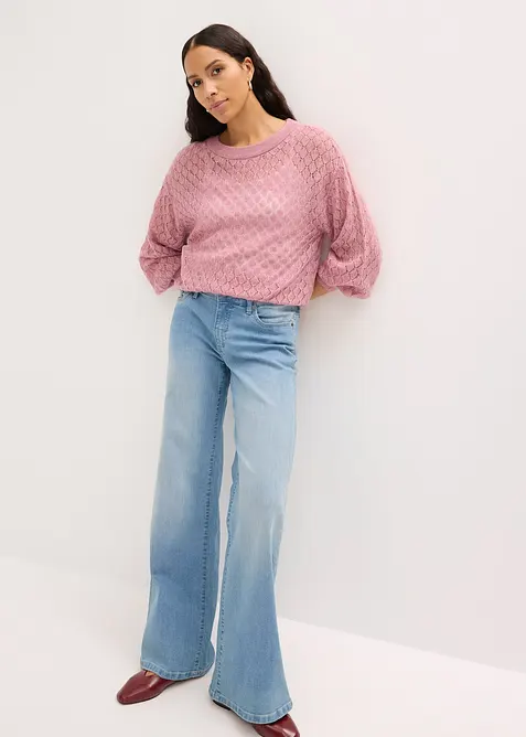 Pull ajour&eacute;, bonprix