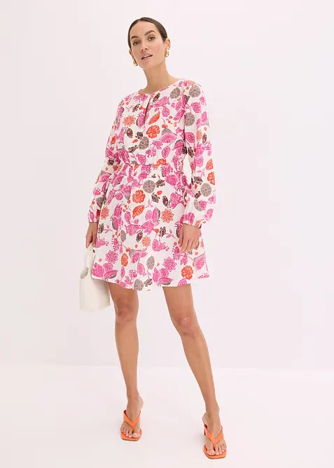 Minikleid aus Musselin, bonprix