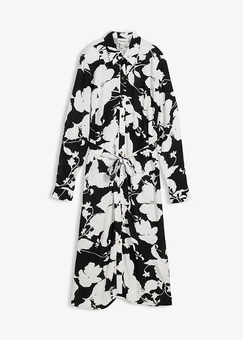 Robe-chemise en viscose fluide, bonprix