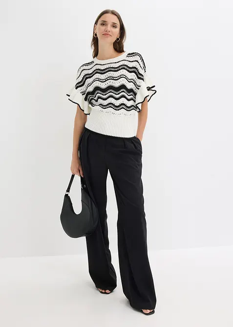 T-shirt en maille, bonprix