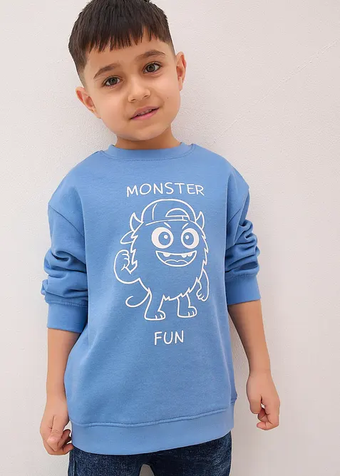 Sweatshirt aus reiner Bio Baumwolle, bonprix