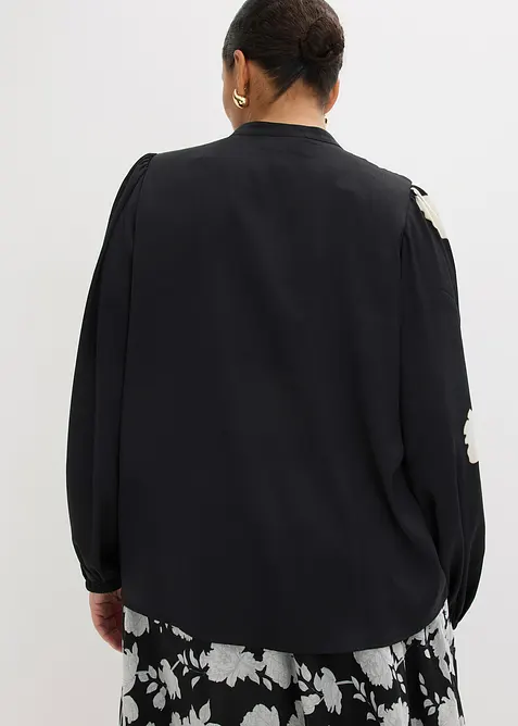 Blouse en mousseline imprim&eacute;e, bonprix