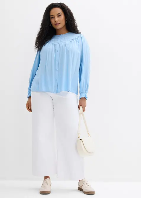 Chemisier style campagne en viscose fluide, bonprix