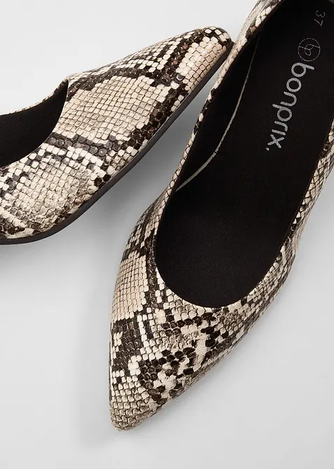 Pumps im Animallook, bonprix