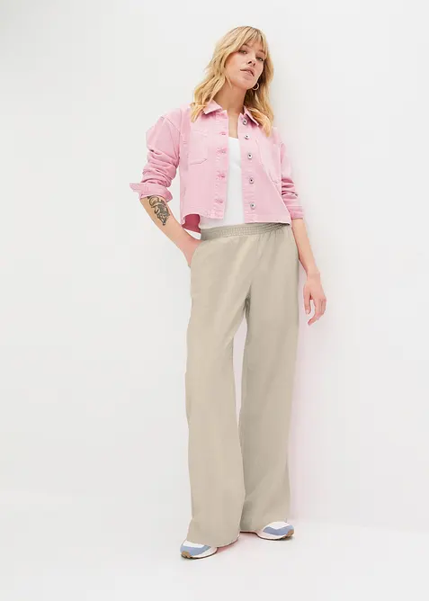 Palazzo-Hose aus Leinen, bonprix