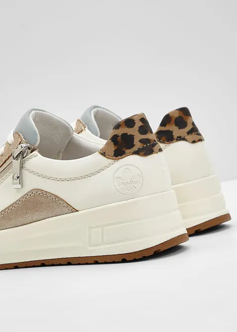 Rieker Komfort-Plateau-Sneaker in bequemer Weite, Rieker