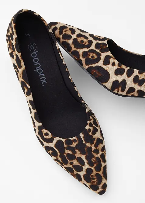 Escarpins, style animalier, bonprix