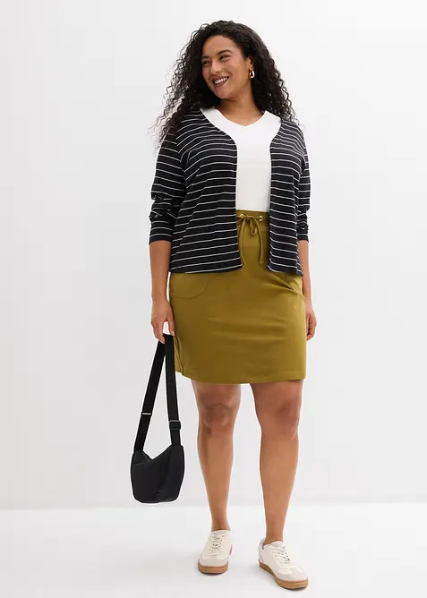 Jupe extensible en coton, bonprix