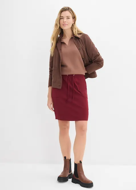 Stretch-Rock aus Bio-Baumwolle mit Stretch, bonprix