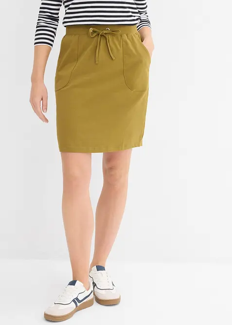 Stretch-Rock aus Bio-Baumwolle mit Stretch, bonprix