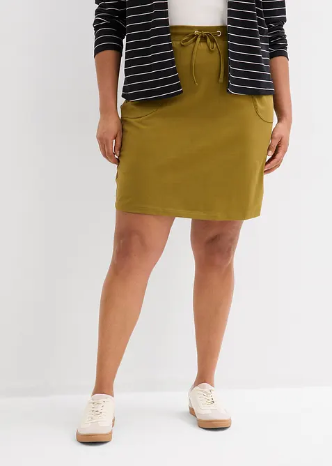 Jupe extensible en coton, bonprix