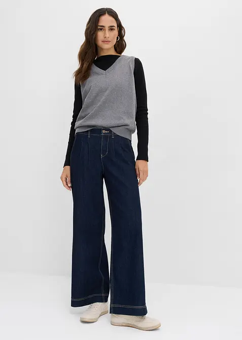 Pull sans manches 100% coton, bonprix