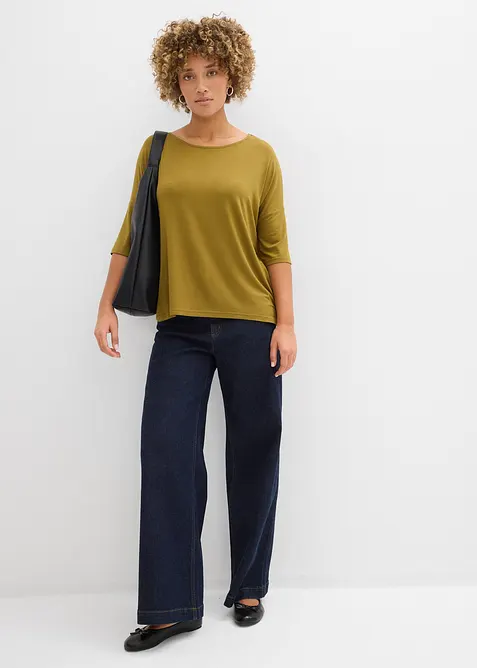Boxy-Shirt aus softem Viskose-Mix, bonprix
