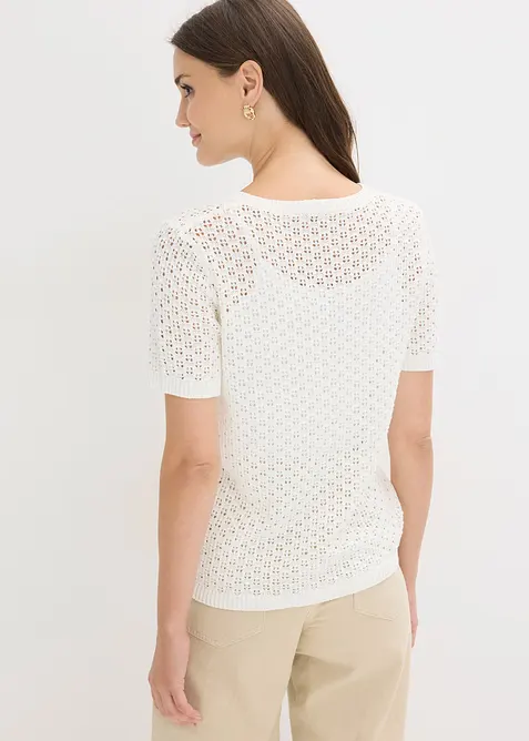 Pull ajour&eacute;, bonprix