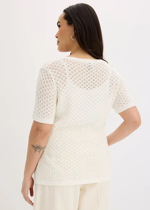 Pull ajour&eacute;, bonprix