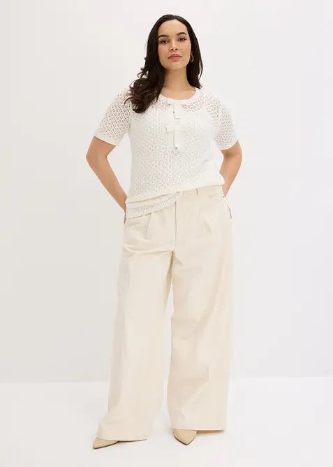 Pull ajour&eacute;, bonprix