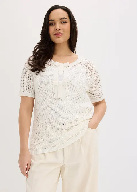 Pull ajour&eacute;, bonprix