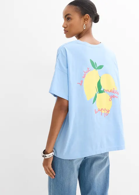 Oversize-Shirt aus reiner Bio-Baumwolle, bonprix