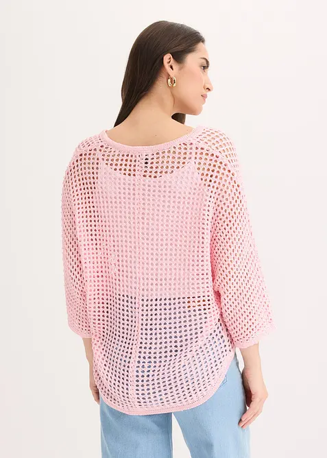 Ajour-Strickjacke, bonprix