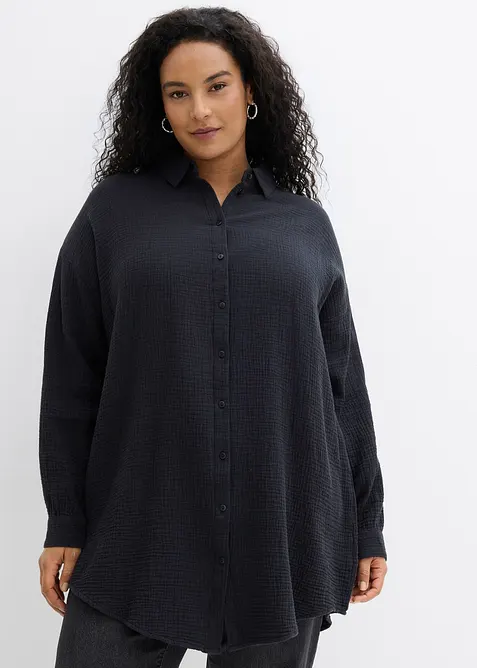 Chemisier en gaze 100% coton, bonprix