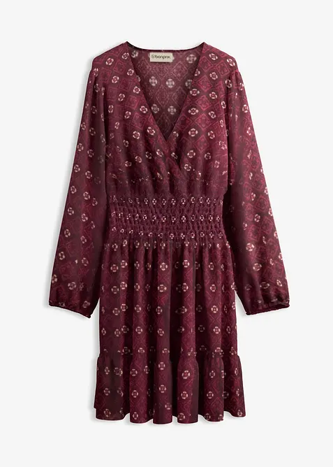 Minikleid aus flie&szlig;ender Viskose, bonprix