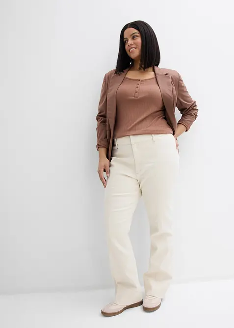 Jean bootcut taille haute, bonprix