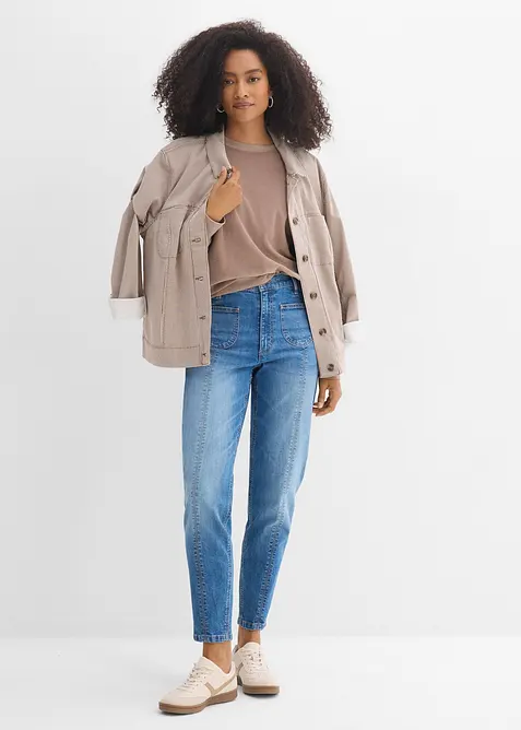 Mom-Jeans High Waist, cropped, bonprix