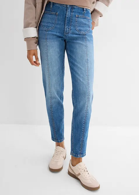 Mom-Jeans High Waist, cropped, bonprix