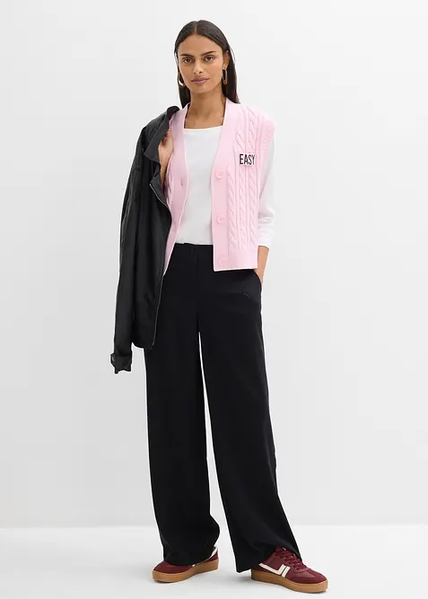 Weite Strick-Weste, bonprix