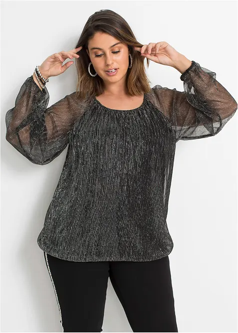 T-shirt m&eacute;tallis&eacute;, bonprix