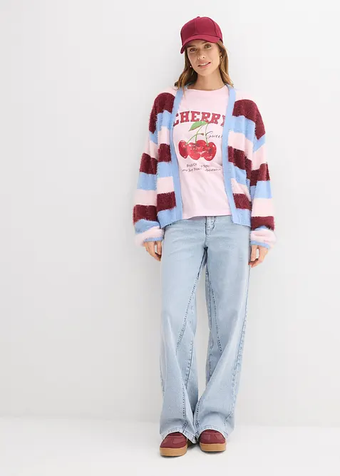 T-Shirt aus reiner Bio-Baumwolle, bedruckt, bonprix