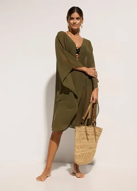 Tunique de plage en mousseline l&eacute;g&egrave;re, bonprix