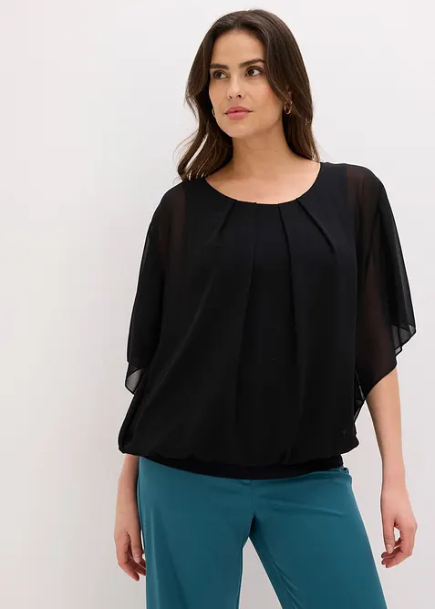 Blouse en mousseline, bonprix